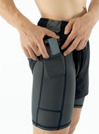 Running short built in stretch