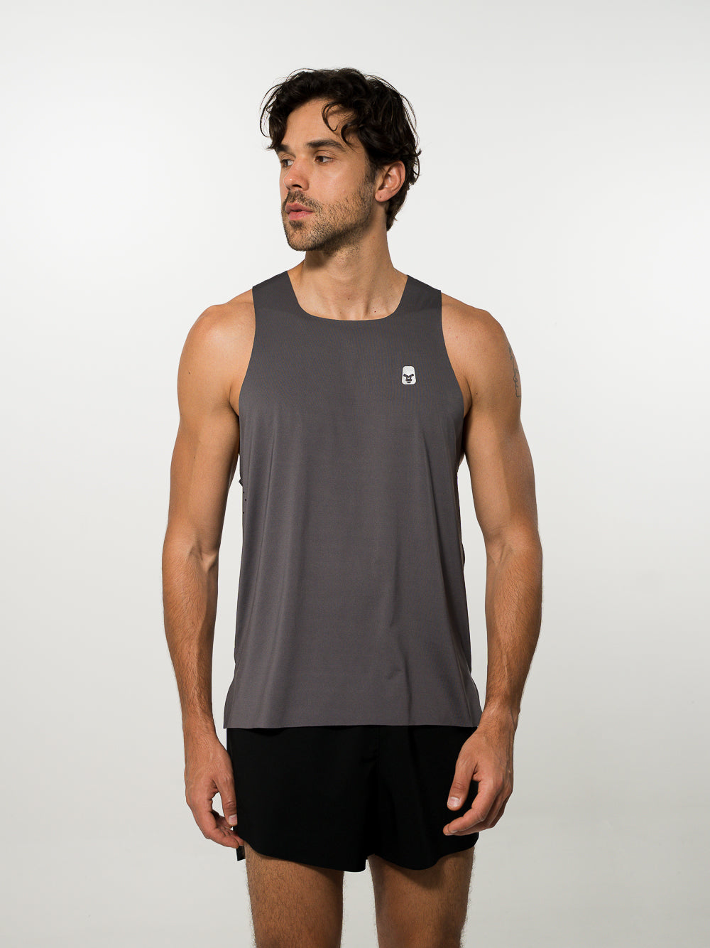 Laser Cut Tank – Grey