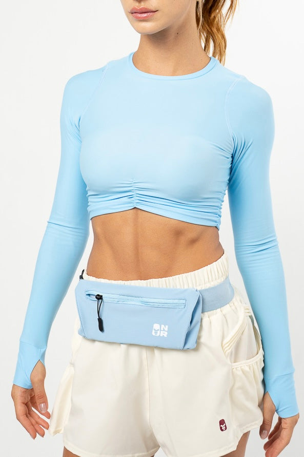 Cropped Longsleeve – Baby Blue