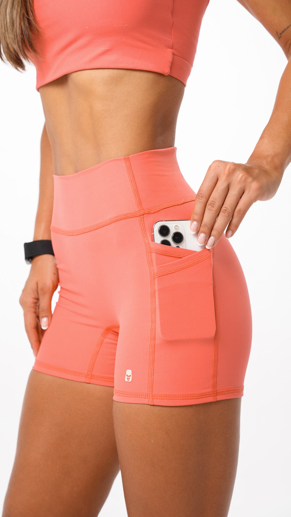 High Waisted Short – Coral