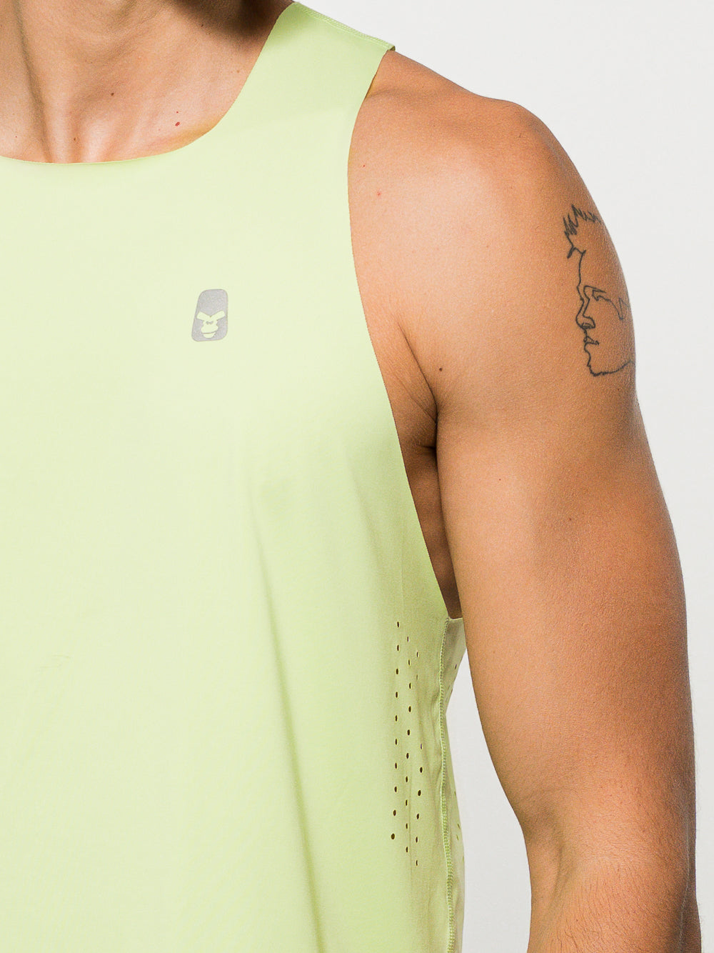 Laser Cut Tank – Neon Green
