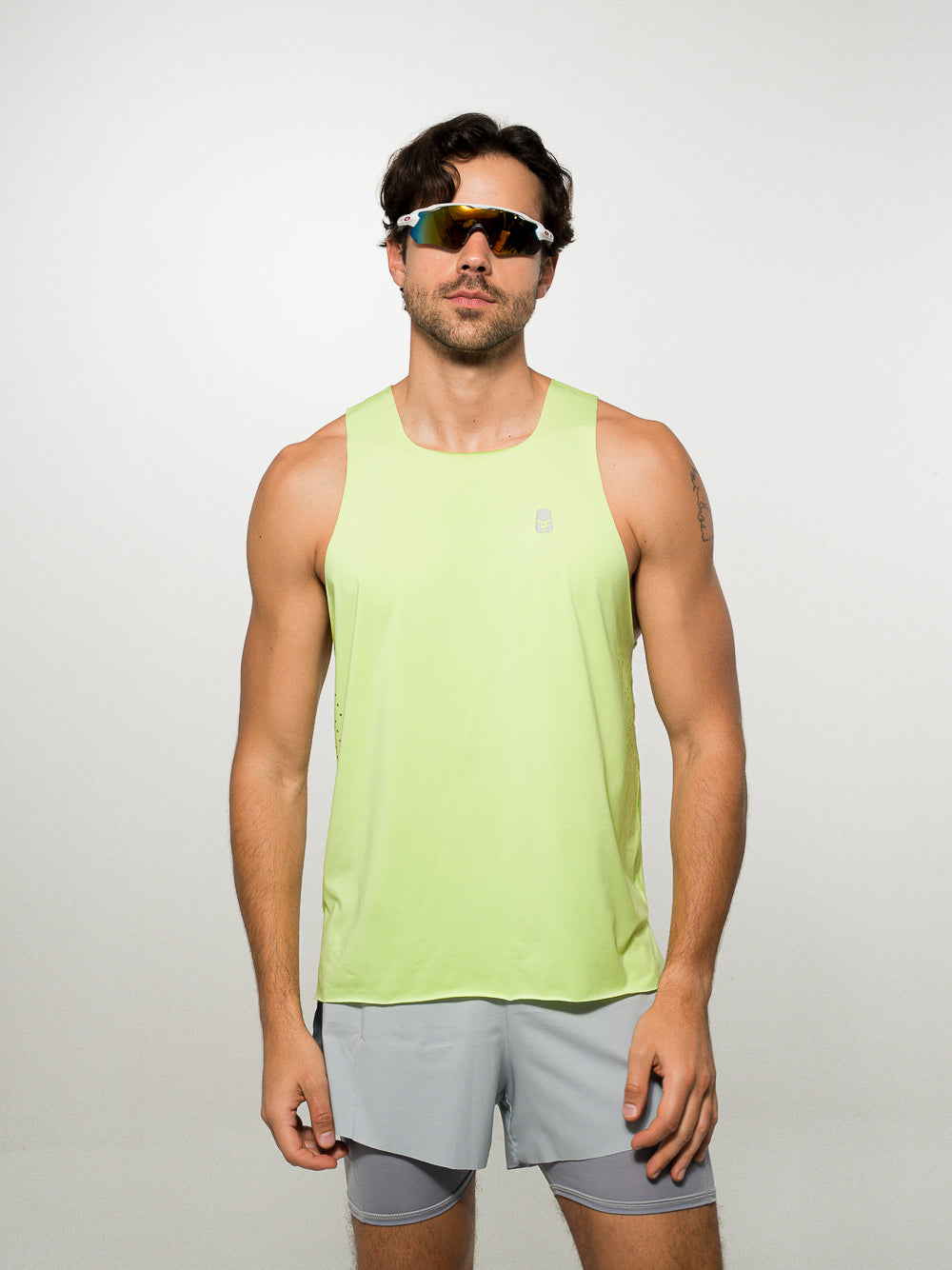 Laser Cut Tank – Neon Green