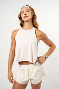 Pleated – Tank Cream