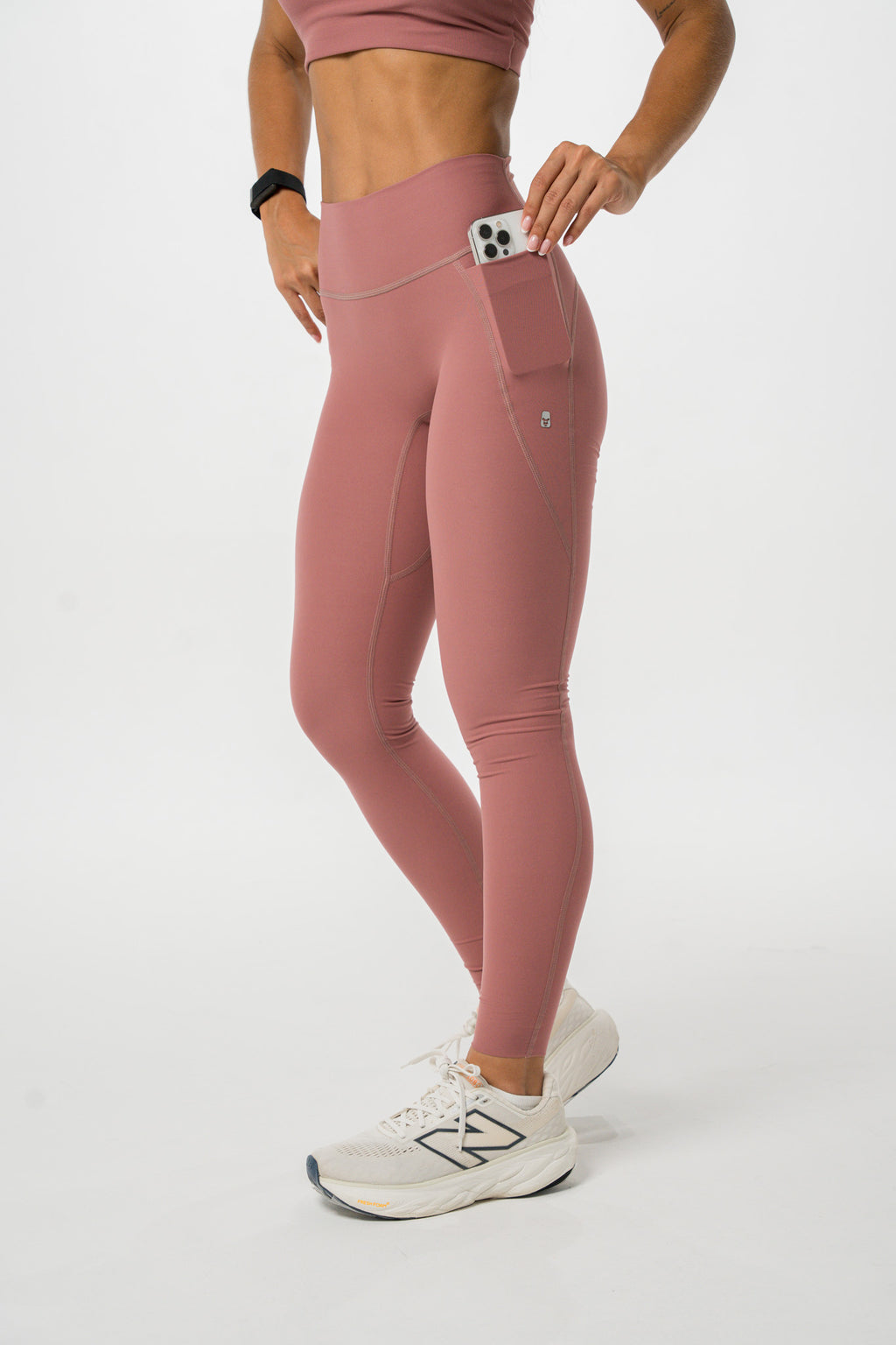 High waisted Legging - Berry