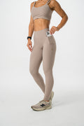 High waisted Legging – Mocca