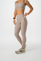High waisted Legging – Mocca